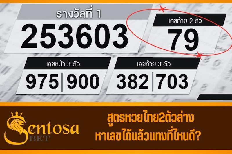 สูตรหวยไทย2ตัวล่าง