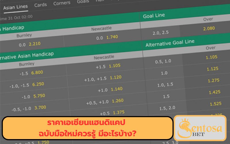 รับพนันกีฬา เอเชียนแฮนดิแคป
